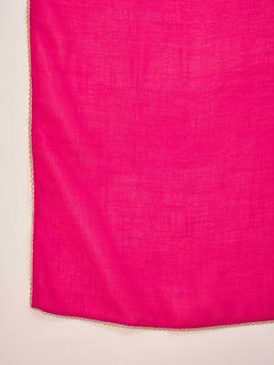 women ethnic motifs embroidered regular thread work kurta with palazzos & with dupatta 4