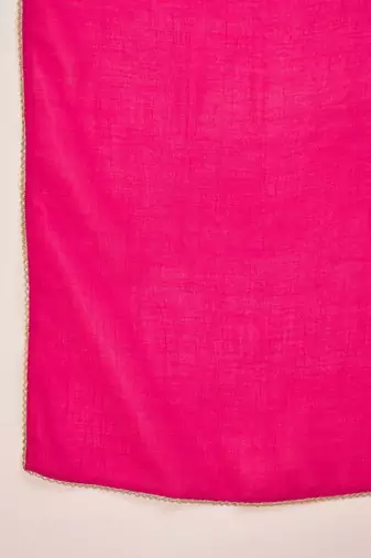 women ethnic motifs embroidered regular thread work kurta with palazzos & with dupatta