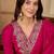 women ethnic motifs embroidered regular thread work kurta with palazzos & with dupatta