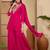 women ethnic motifs embroidered regular thread work kurta with palazzos & with dupatta