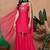 women ethnic motifs embroidered regular thread work kurta with sharara & with dupatta