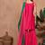 women ethnic motifs embroidered regular thread work kurta with sharara & with dupatta