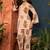 women floral printed regular  cotton kurta with trousers
