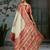off white hand woven munga cotton blend saree with blouse