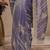 purple embroidered organza saree with unstitched blouse piece