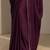 purple saree with unstiched blouse piece