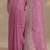 purple embellished saree with unstitched blouse piece