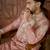 Men’s peach silk blend thread work embroidered kurta with trouser set | trendy designer ethnic wear for wedding, festive
