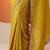 mustard solid saree with unstitched blouse piece