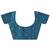 blue woven design banarasi saree with unstitched blouse piece