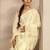 cream woven design banarsi saree with unstitched blouse piece