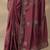 purple embroidered saree with unstitched blouse piece