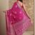 woven design saree with unstitched blouse piece