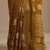 mustard woven design saree with unstitched blouse piece