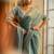 teal solid satin saree with unstitched blouse piece