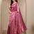pink woven design banarsi saree with unstitched blouse piece