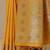yellow woven design banarsi saree with unstitched blouse piece
