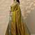 olive woven design banarasi saree with unstitched blouse piece