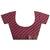 maroon woven design zari silk blend handloom ikat saree