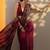 maroon solid saree with unstitched blouse piece