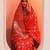 red woven design saree with unstitched blouse piece