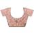 pink embroidered banarasi nylon saree with unstitched blouse piece