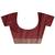 mauve banarasi silk blend saree