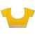 yellow embroidered saree with unstitched blouse piece