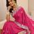 embroidered saree with unstitched blouse piece