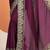 purple embellished saree with unstitched blouse piece