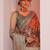 pink woven design saree with unstitched blouse piece