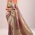 pink woven design saree with unstitched blouse piece
