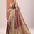 pink woven design saree with unstitched blouse piece