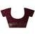 maroon woven design banarasi saree with unstitched blouse piece
