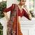 Mustard mustard leheriya printed cotton blend saree with unstitched blouse piece