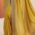 mustard embellished saree with unstitched blouse piece