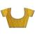 mustard embellished saree with unstitched blouse piece