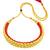 Maharashtrian gold plated thushi choker necklace for women and girls