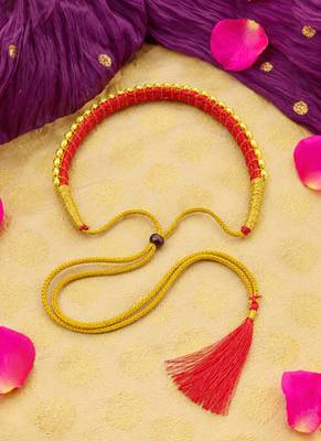 Maharashtrian gold plated thushi choker necklace for women and girls 4