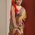mustard printed saree with unstitched blouse piece
