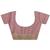 Purple maroon solid saree with unstitched blouse piece