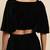 black embellished embroidered velvet palazzo saree with belt