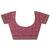 purple embellished crepe sarees with unstitched blouse piece