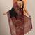 black solid cotton blend saree with unstitched blouse piece