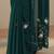teal floral embellished tissue saree
