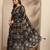 black woven design banarsi saree with unstitched blouse piece