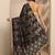 black woven design banarsi saree with unstitched blouse piece