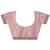 lavender embroidered organza saree with unstitched blouse piece