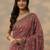 pink embroidered banarasi saree with unstitched blouse piece