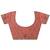 pink embroidered banarasi saree with unstitched blouse piece